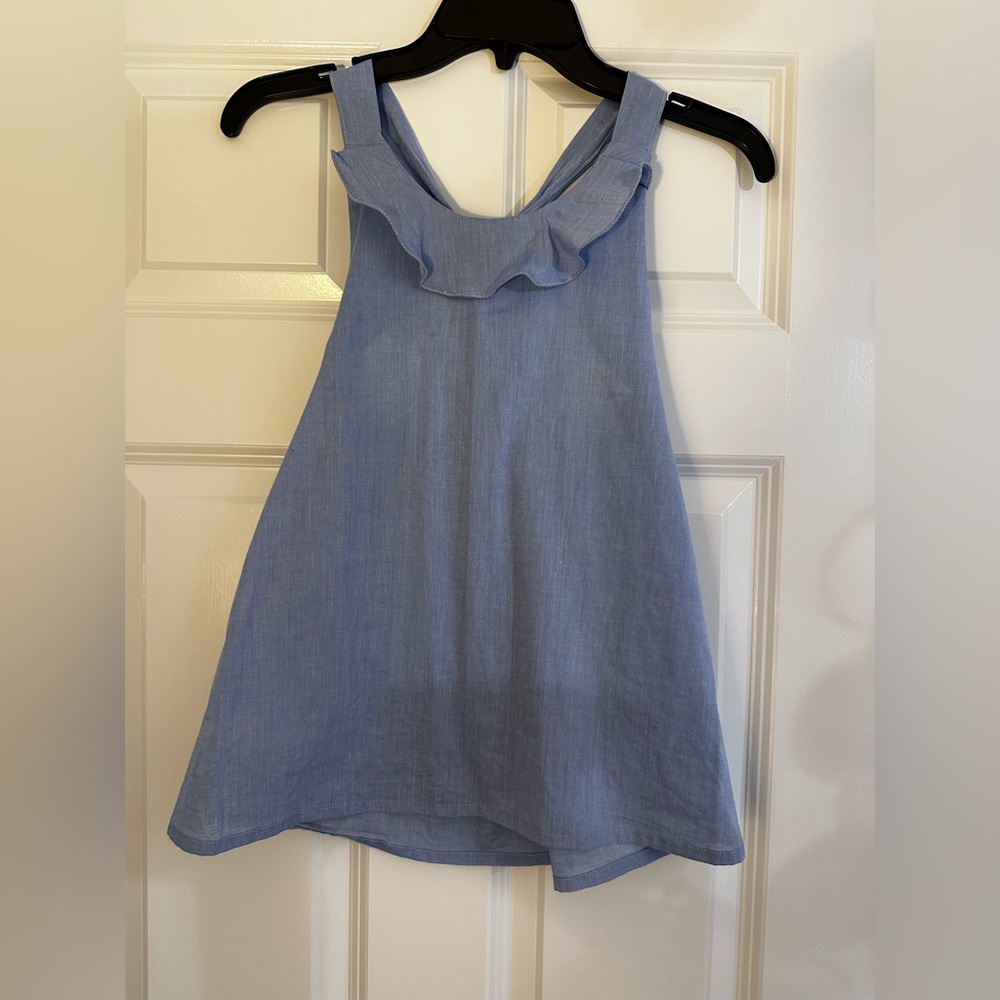 Bella Bliss Girls blue blouse